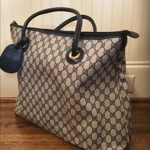 Vintage Blue Gucci Luggage